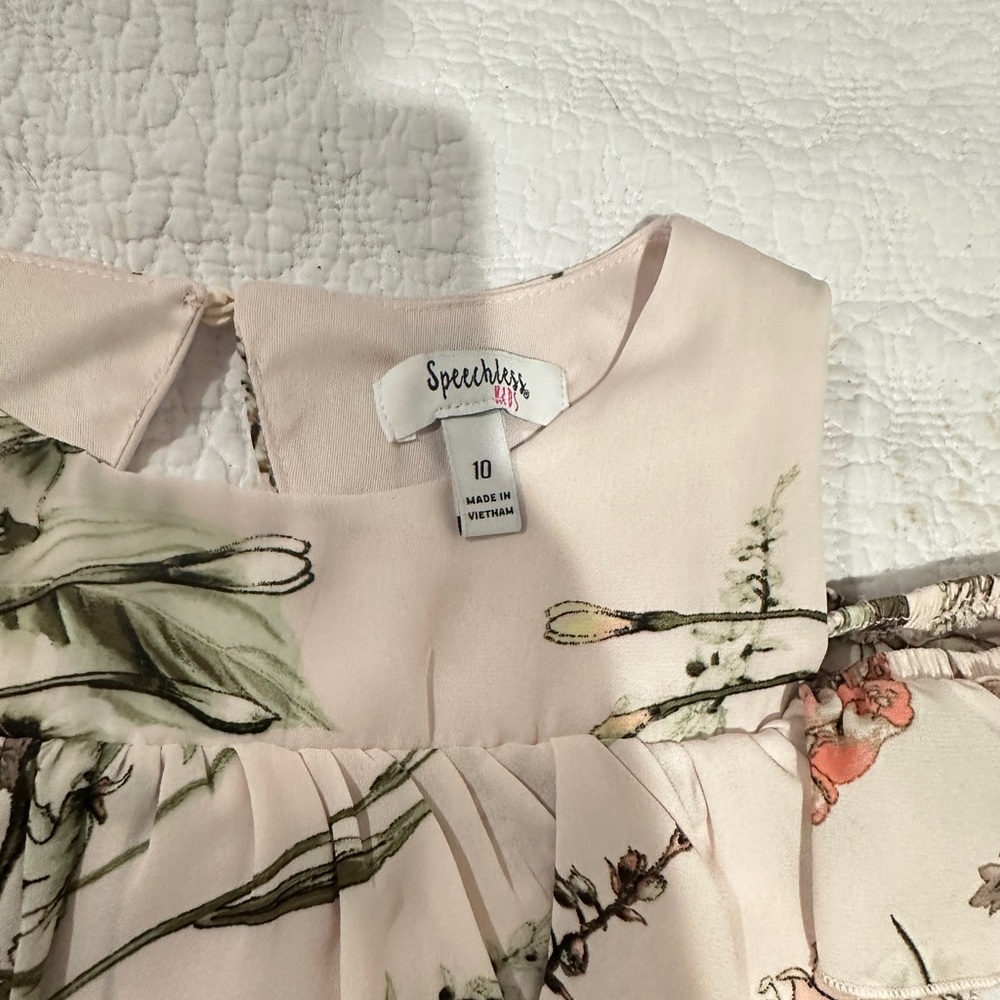 Speechless dress, light pink, very good condition, size 10 gril